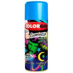 Tinta Spray Luminosa 350ml Azul 757 Colorgin - Santec