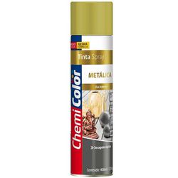 Tinta Spray Ouro 400ml Chemicolor - Santec