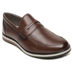 Sapato Casual Masculino Sintético Caramelo BR2 173... - SAPATO CLICK