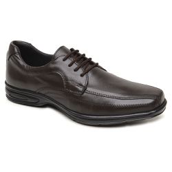 Sapato Social Masculino De Couro BR2 Marrom 451 - ... - SAPATO CLICK