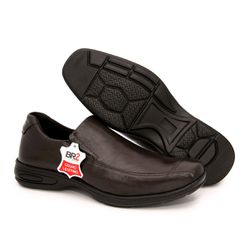 Sapato Social Masculino De Couro BR2 Chocolate 452... - SAPATO CLICK