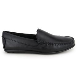 Mocassim Masculino Clássico de Couro PReto 608 - M... - SAPATO CLICK