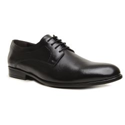 Sapato Social Masculino De Couro Preto Sola de Bor... - SAPATO CLICK