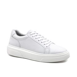 Tênis Masculino Branco Solado Alto 800541 - 80054... - SAPATO CLICK