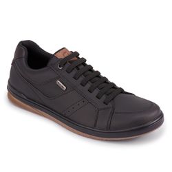 Tênis Sapatênis Masculino Sintético Elástico Preto... - SAPATO CLICK