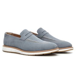 Sapato Masculino Social Loafer Premium Camurça Jea... - SAPATOPONTOCOM
