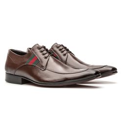 Sapato Social Estilo Italiano Masculino Premium em... - SAPATOPONTOCOM