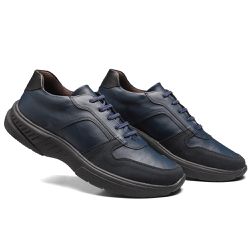 Linha Stark - 55.025 SP Marinho/Preto - Sapataria Bertelli