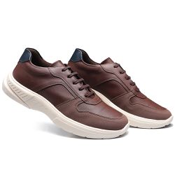 Linha Stark - 55.026 SO Imbuia/Marinho - Sapataria Bertelli