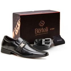 Kit Bertelli - 70.136 Preto - Sapataria Bertelli