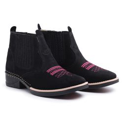 Bota Country Preto - SAPATOMAIS