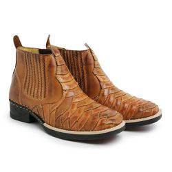 Bota Country Tan - SAPATOMAIS