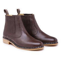 Bota Vira Francesa Country Marrom