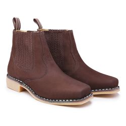 Bota Vira Francesa Country Marrom
