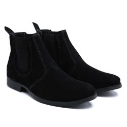 Bota Chelsea Casual Preto - SAPATOMAIS