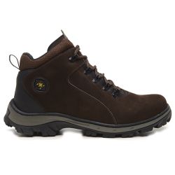 Bota Adventure Masculina Nobuck Café Trilha - PLIN... - WEST LINE