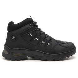 Bota Adventure Masculina Preta Coturno Casual