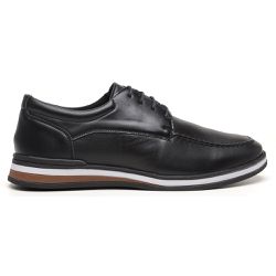 Sapatênis Casual Masculino Oxford Preto - PLIN-450... - WEST LINE