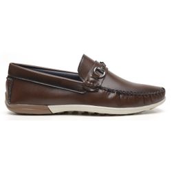 Mocassim Sapato Masculino Casual Capuccino - PLIN-... - WEST LINE