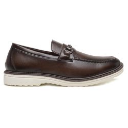 Sapato Mocassim Casual Masculino Capuccino - PLIN-... - WEST LINE