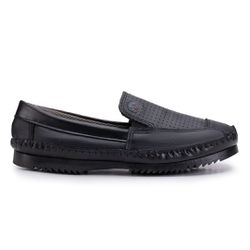 Sapatilha Mocassim Masculina Preta Clássica - PLIN... - WEST LINE