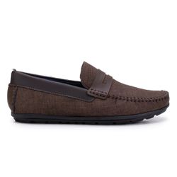 Mocassim Sapato Casual Masculino Café - PLIN-31636... - WEST LINE