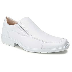 Sapato Masculino Branco - 114-0002/COURO/BRANCO - SAPATO BRANCO CIA