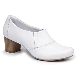 Sapato Abotinado Branco - L2008- 0002 - SAPATO BRANCO CIA