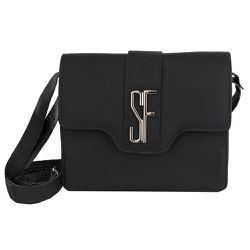 Bolsa Feminina Preta Baú - 1208 - SAPATO BRANCO CIA