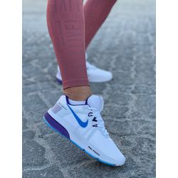 Tênis Nk Zoom Branco/Azul - FIL153 - Talline Sapatilhas Atacado