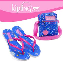 Kit Chinelo/Bolsinha Universo - FIL604 - Talline Sapatilhas Atacado