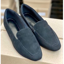 Slip On Preto com Costura  Talline Sapatilhas Atacado