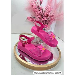 Sandália inf Margarida Pink - FIL1015 - Talline Sapatilhas Atacado