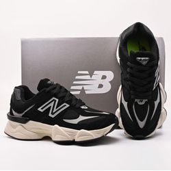Tênis N 9060 Preto com Branco - FIL1160 - Talline Sapatilhas Atacado