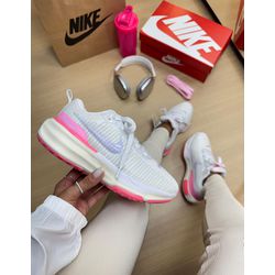 Tênis Zoomx Branco/Rosa Bebê - FIL1134 - Talline Sapatilhas Atacado