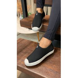 Slip On Preto - FIL1126 - Talline Sapatilhas Atacado