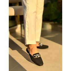 Mulle Preto Corrente - FIL1115 - Talline Sapatilhas Atacado