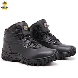 Bota Coturno Motociclista - 2066 - Preto - 624 - SAPATO DE FRANCA