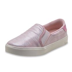 Tênis Slip On Feminino Tweenie Pop 506007 Rosa Holográfico 1014