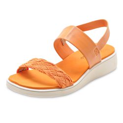 Sandalia Flatform Laranja Beira Rio 1615