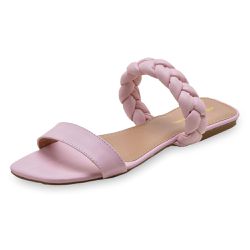 Rasteirinha Feminina Menina Brasil 119234852 Rose ... - SAPATO DE FRANCA