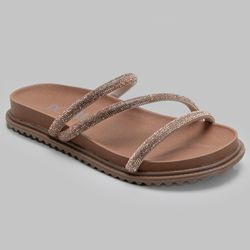 Sandália Birken com Tiras em Strass: Conforto e Estilo Premium | Sapato de Franca #ModaFeminina