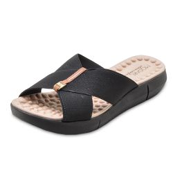 Chinelo Flat Modare 7142101 Preto 1305 - SAPATO DE FRANCA