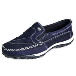 Sapatilha mocassim 10021 azul marinho 1402 - SAPATO DE FRANCA