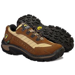 Tênis Adventure em Couro Bell Boots 4800 Camel 192... - SAPATO DE FRANCA