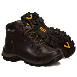 Bota Adventure em Couro Bell Boots 650 Café 1931 - SAPATO DE FRANCA