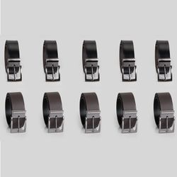 Kit com 10 Cintos Masculinos Dupla Face 35mm com F... - SAPATO DE FRANCA