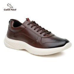 Tênis Masculino Confort Zarato 55001 Whisky 1640 - SAPATO DE FRANCA