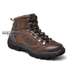 Coturno Adventure Em Couro Na Cor Caqui 279-603 - Sapatos de Franca