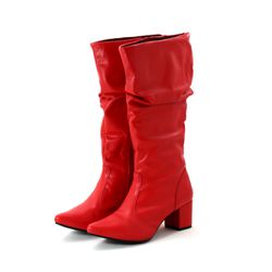 Botas Femininas Sloutchy Lirom Cano Alto Enrugado ... - CALÇADOS LIROM